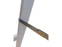 Holz Zollhaus Bockleiter aus Tanne 90 x 80 cm, Naturfarben