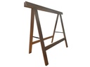 Holz Zollhaus Bockleiter aus Buche 90 x 80 cm, Naturfarben