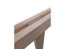 Holz Zollhaus Bockleiter aus Buche 90 x 80 cm, Naturfarben
