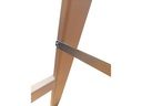Holz Zollhaus Bockleiter aus Buche 90 x 80 cm, Naturfarben