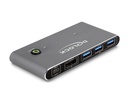 Delock KVM Switch Displayport 8K 30 Hz mit USB 5 Gbps