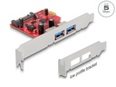 Delock Express-Karte USB 5 Gbps Typ-A Buchse LP