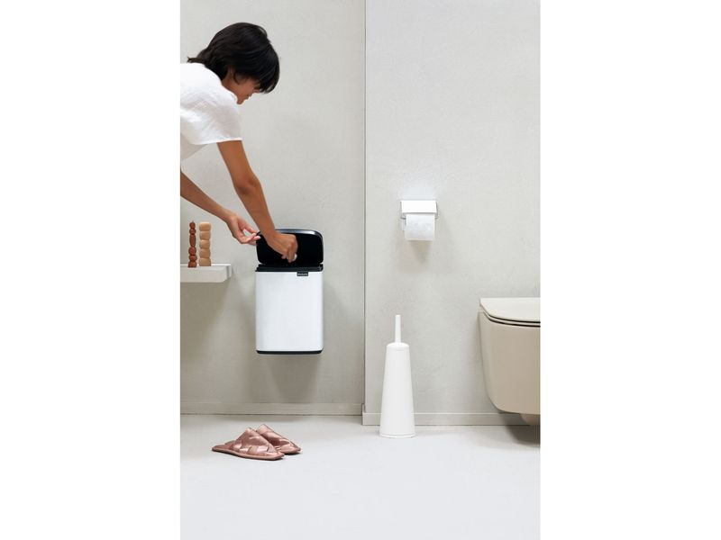 Brabantia Kosmetikeimer Bo Waste Bin 7 l, Weiss