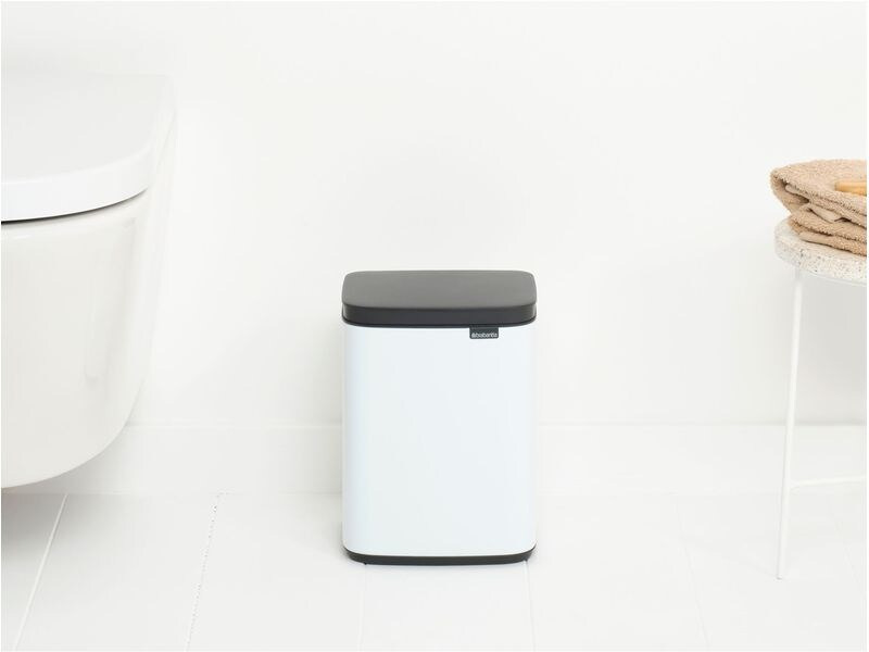 Brabantia Kosmetikeimer Bo Waste Bin 4 l, Weiss