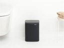 Brabantia Kosmetikeimer Bo Waste Bin 4 l, Schwarz matt