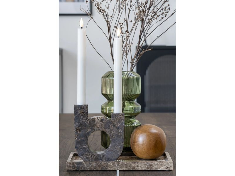 House Nordic Vase rund 25 cm, Grün