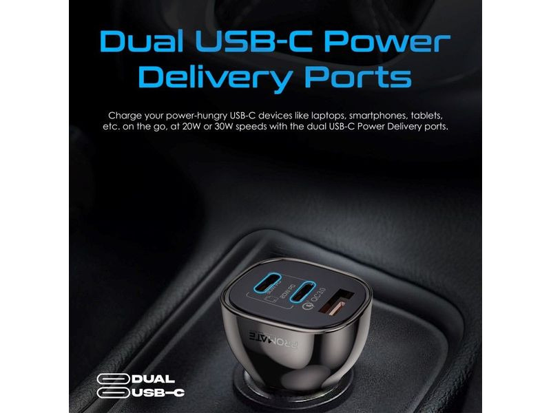 Promate Autoladegerät ProMate TransDrive-80W USB