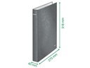 Leitz Ringbuch WOW A4, 2.5 cm, Rot