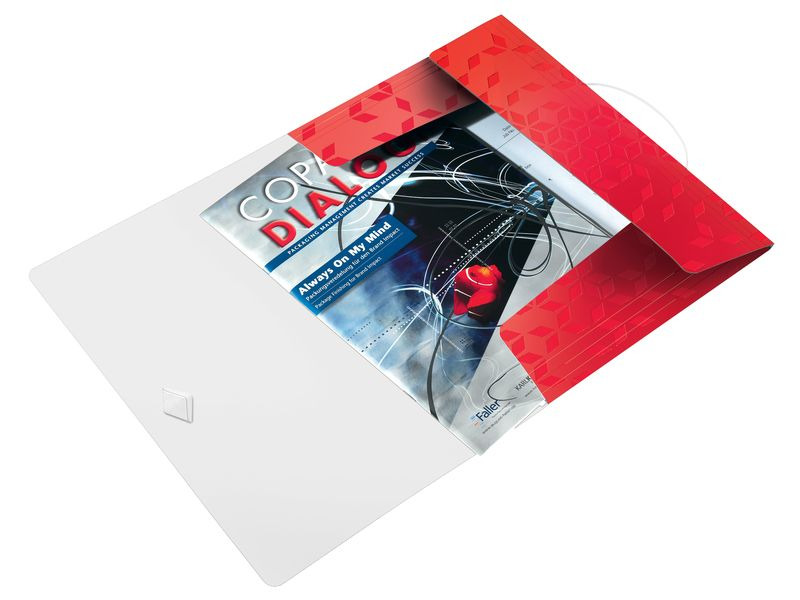 Leitz Gummibandmappe WOW A4, Rot