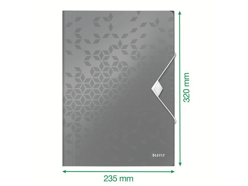 Leitz Gummibandmappe WOW A4, Rot