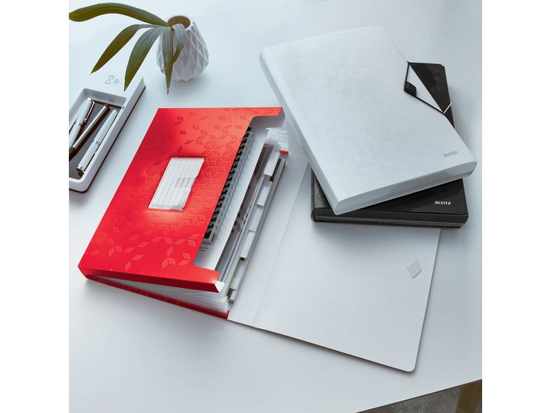 Leitz Fächermappe WOW A4, Rot
