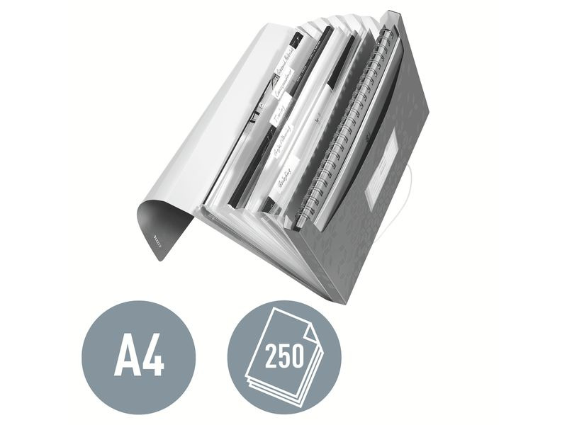 Leitz Fächermappe WOW A4, Rot