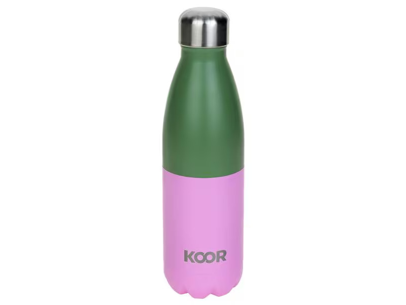KOOR Trinkflasche Oliva / Flamingo 500 ml