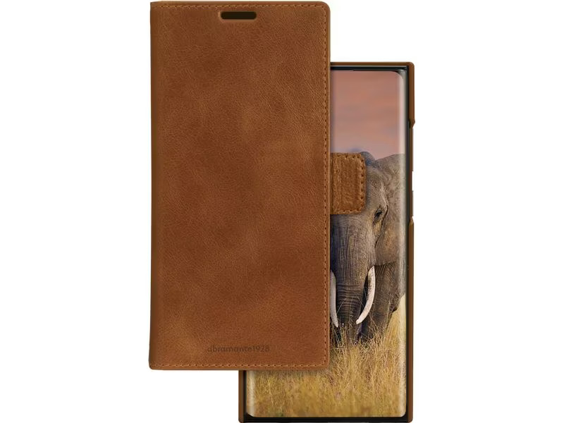 dbramante1928 Book Cover Lynge Galaxy S24 Ultra Tan