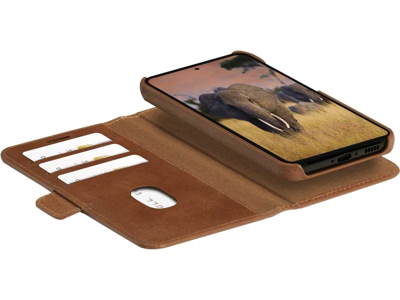 dbramante1928 Book Cover Lynge Galaxy S24 Ultra Tan