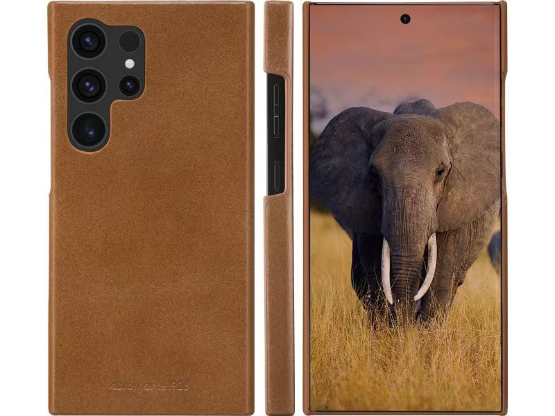 dbramante1928 Book Cover Lynge Galaxy S24 Ultra Tan