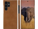dbramante1928 Book Cover Lynge Galaxy S24 Ultra Tan
