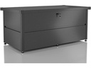 Guardi Gartenbox M mit Schloss, 165 x 85 x 73 cm, Anthrazit