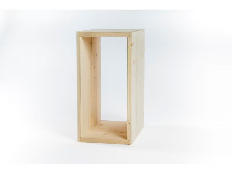 Holz Zollhaus Regal Lotti 20 x 40 x 30 cm, Nature