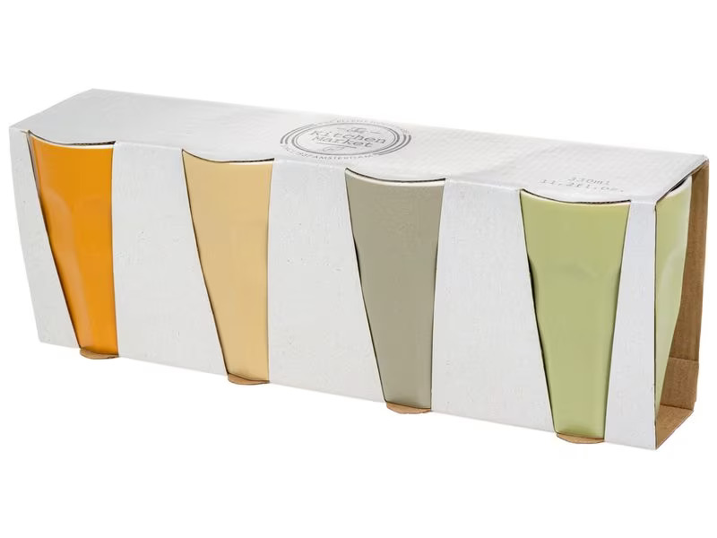 FURBER Kaffeetasse 330 ml, 4 Stück, Mehrfarbig