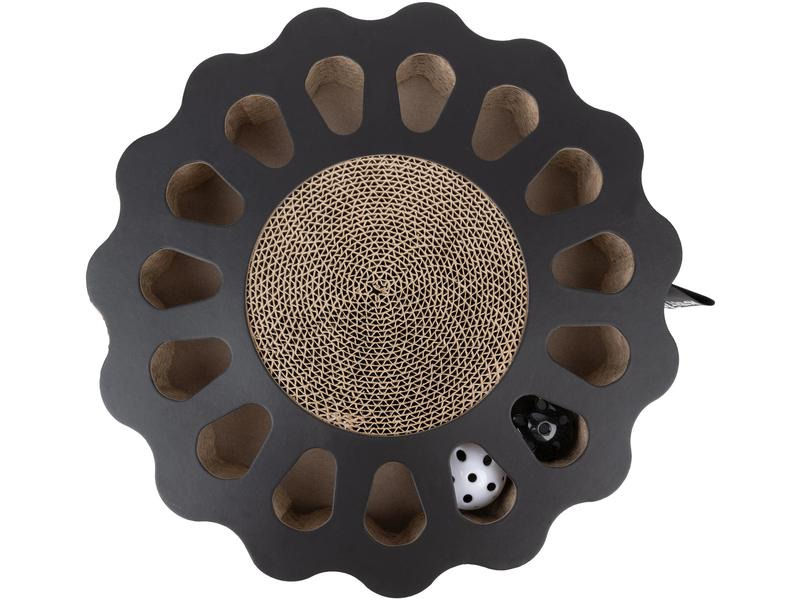 District 70 Katzen-Spielzeug Spielboard Sunny Black, 32 x 32 x 6 cm
