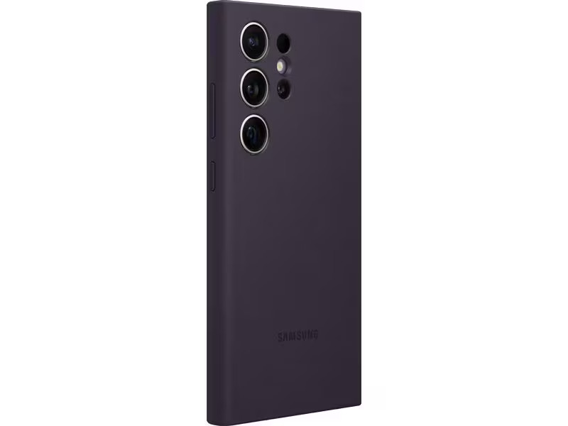 Samsung Back Cover Silicone Galaxy S24 Ultra Dunkelviolett