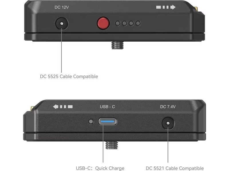 Smallrig Digitalkamera-Akku NP-F Akku-Adapter-Montageplatten-Kit