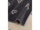 Cawö Handtuch Edition Allover 50 x 100 cm, Beige/Granit