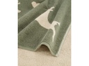 Cawö Handtuch Alpenchic Edition Hirsch 50 x 100 cm, Beige/Grün