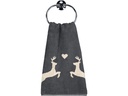 Cawö Handtuch Alpenchic Edition Hirsch 50 x 100 cm, Beige/Granit