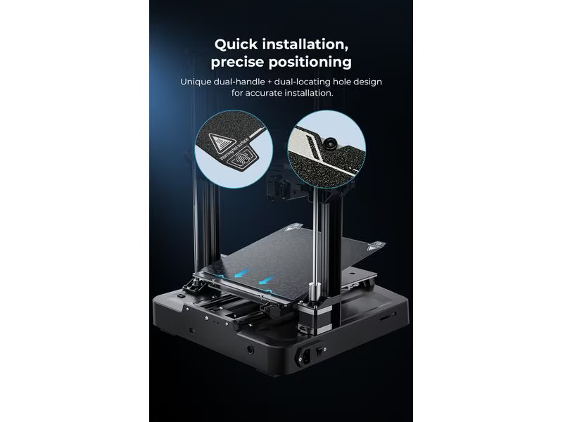 Creality Druckplattform PEO + PEI, 235 x 235 mm