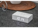 Gingko Digitalwecker Flip Click Clock Weiss