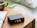 Gingko Digitalwecker Flip Click Clock Weiss