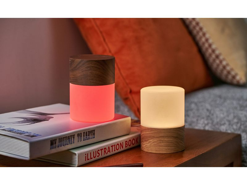 Gingko LED Stimmungslicht Lemelia Braun/Weiss