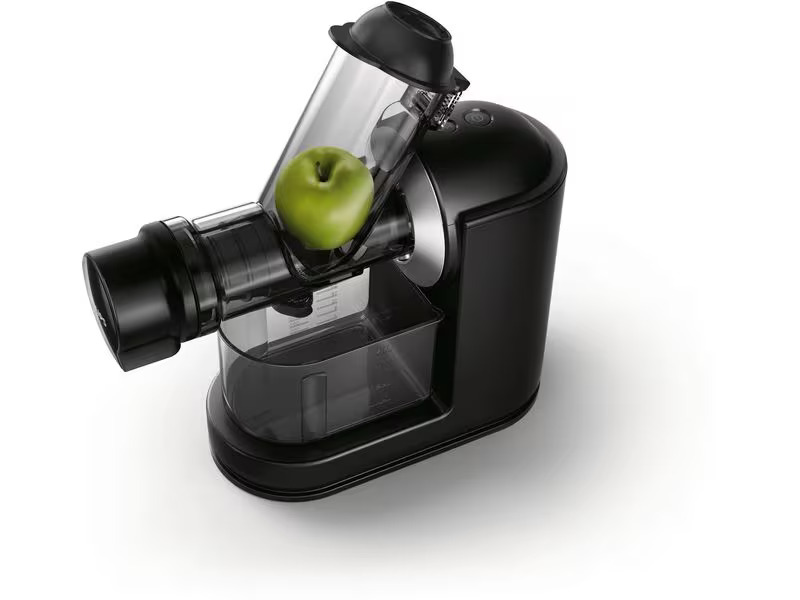 Philips Slow Juicer Viva Collection HR1889/70 Schwarz/Silber