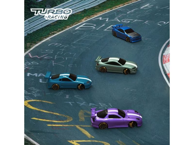 Turbo Racing Micro Drift C61 Violett, RTR, 1:76