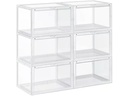 Songmics Schuhschrank  6-er Set Transparent