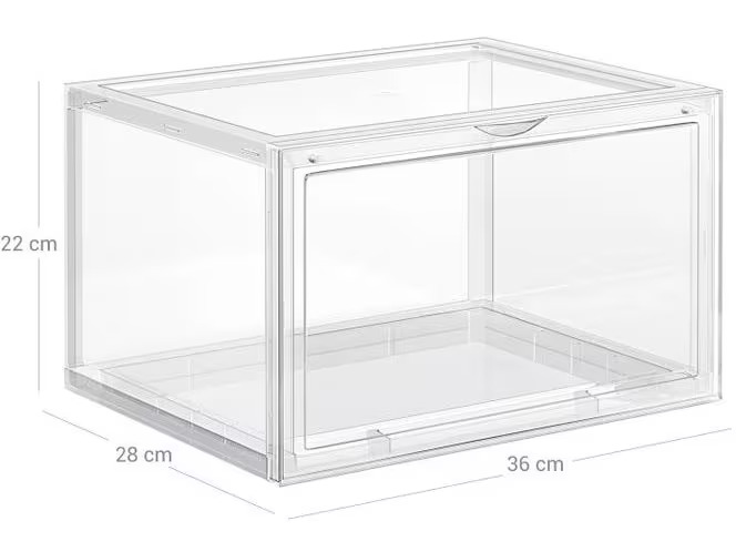 Songmics Schuhschrank  6-er Set Transparent