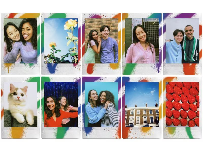 Fujifilm Sofortbildfilm Instax Mini 10 Blatt Spray Art