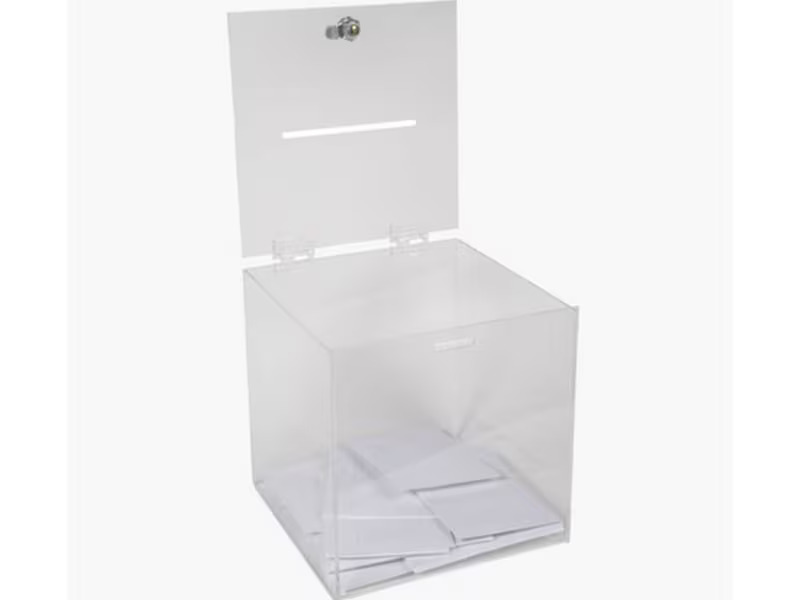 Exacompta Einwurfbox transparent Kein