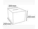 Exacompta Einwurfbox transparent Kein