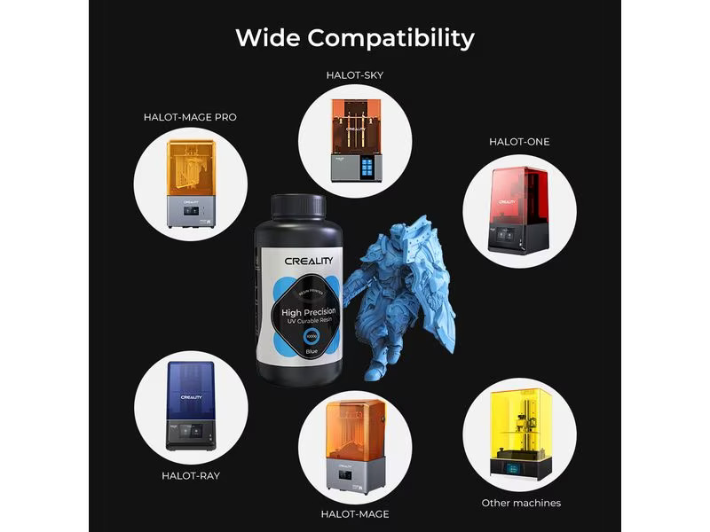 Creality Resin LCD 8K, 1000g, Blau