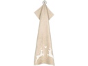 Cawö Handtuch Alpenchic Edition Hirsch 50 x 100 cm, Beige