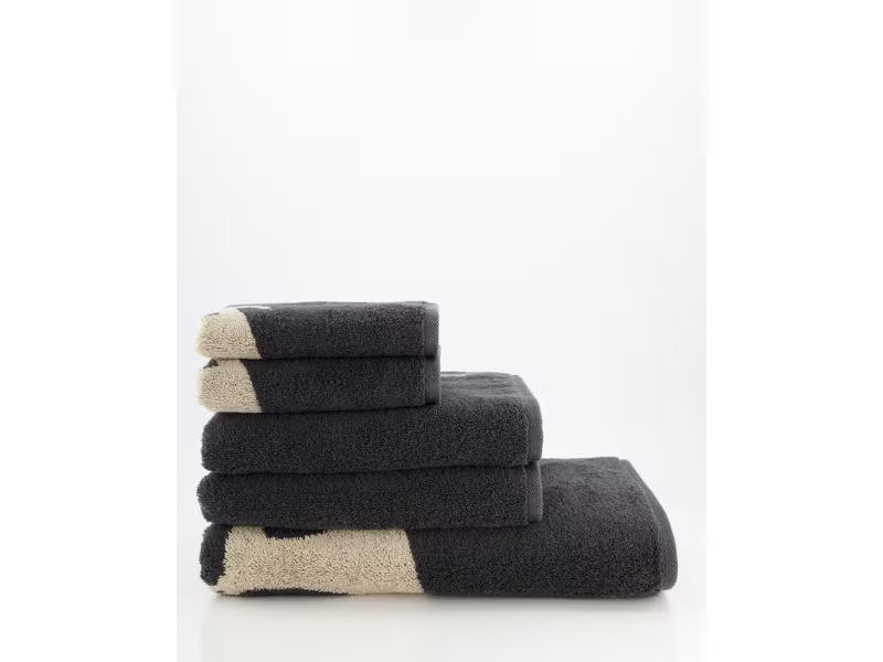 Cawö Gästetuch Alpenchic Edition Hirsch 30 x 50 cm, Beige/Granit