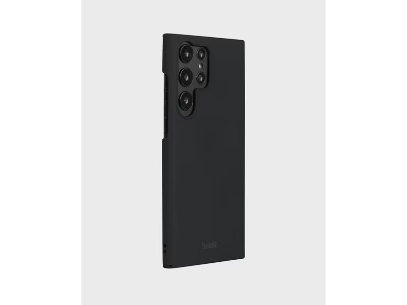 Holdit Back Cover Silicone Galaxy S24 Ultra Schwarz