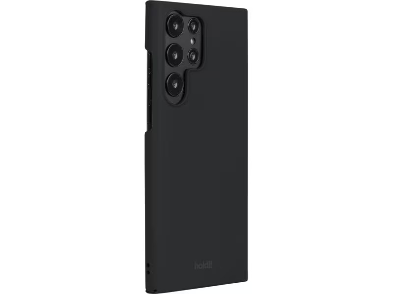 Holdit Back Cover Silicone Galaxy S24 Ultra Schwarz