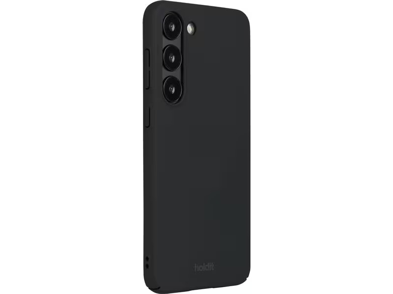 Holdit Back Cover Silicone Galaxy S24 Schwarz