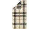 Cawö Duschtuch Edition Karo 70 x 140 cm, Beige/Granit/Grün