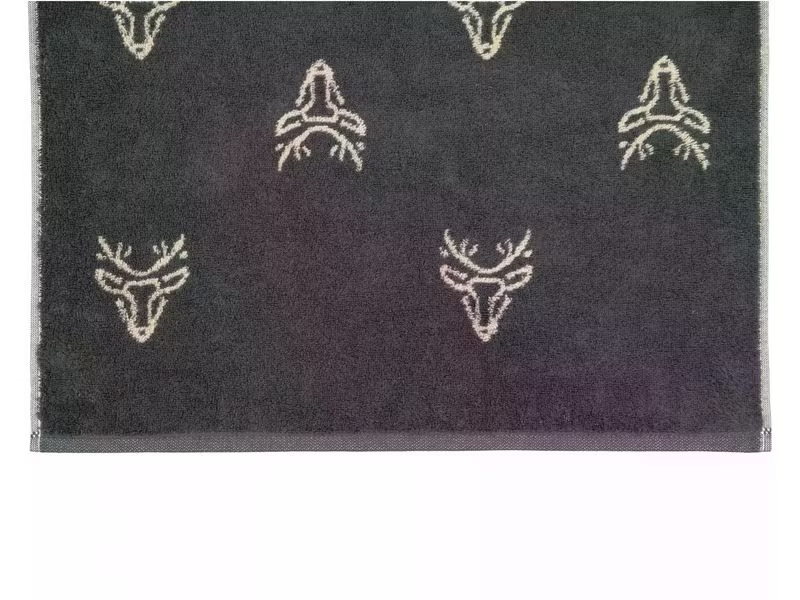 Cawö Duschtuch Edition Allover 70 x 140 cm, Beige/Granit