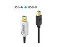 FiberX USB 3.1-Kabel FX-I645 AOC USB A - USB B 5 m